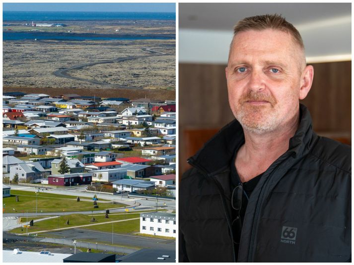 Þormar og Ómar segja stóran meirihluta bygginga í bænum óskemmdan.