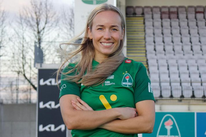 Elísa Viðarsdóttir spilaði sinn fyrsta leik fyrir Breiðablik í gærkvöldi. 