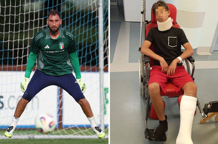 Gianluigi Buffon er á meðal þeirra sem sent hafa hinum unga Thomasi batakveðjur og stuðning.