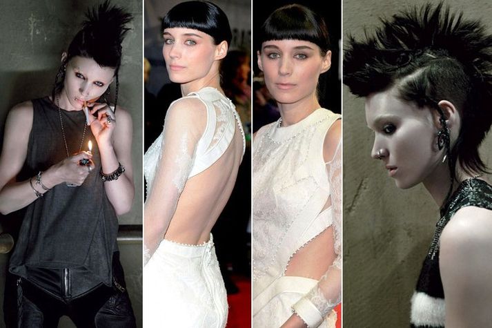 Leikkonan Rooney Mara, í gervi Lisbeth Salander.