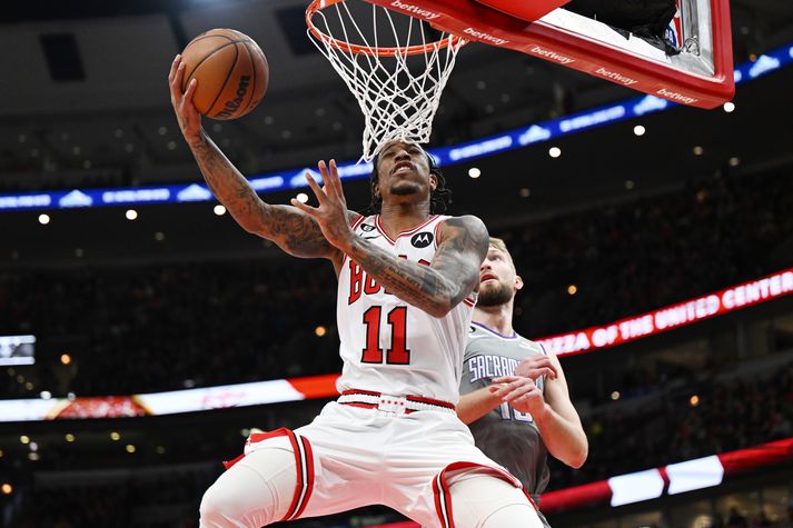 DeMar DeRozan fór á kostum fyrir Cicago Bulls í nótt.