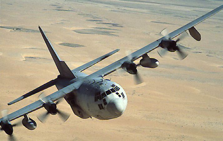 c-130 Herkúles flutningavél.