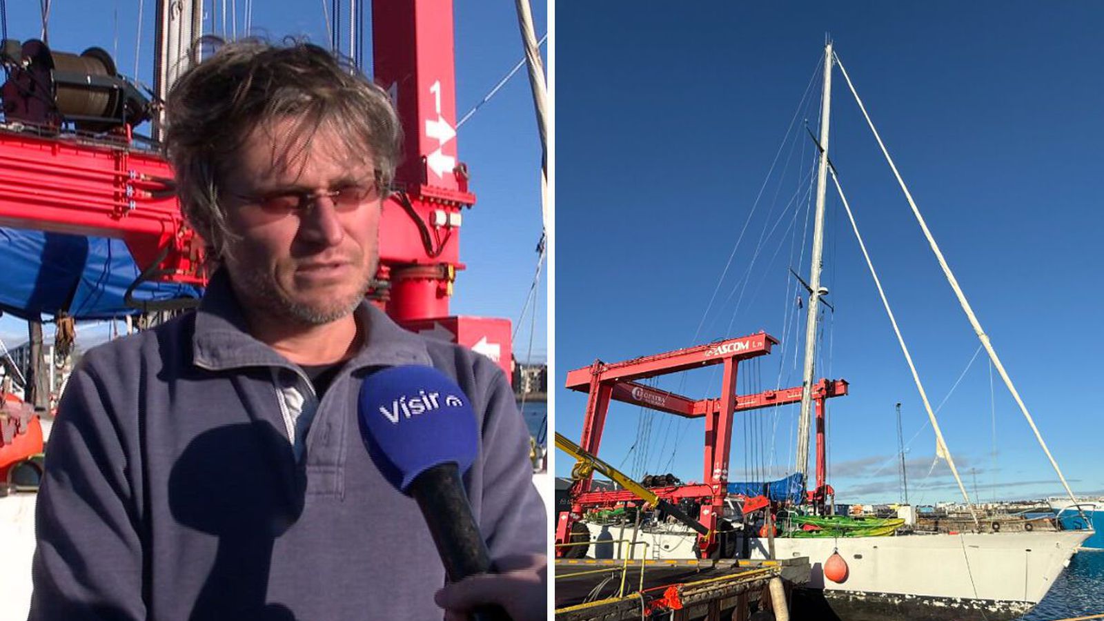 Öldurnar til trafala þegar skútan bilaði á versta tíma