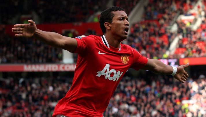 Nani í leik með Man. Utd.