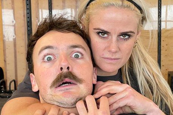 Sara Sigmundsdóttir og Sam Cornforth eru fyndin saman.