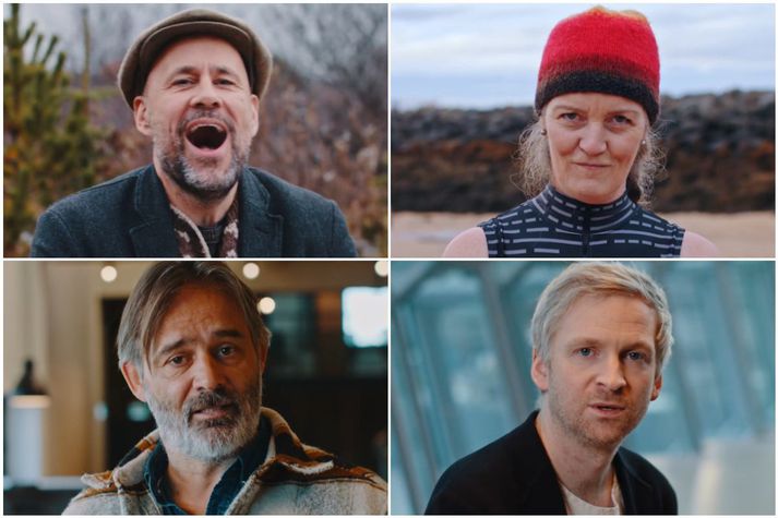 Benedikt Erlingsson, Halldóra Geirharðsdóttir, Baltasar Kormákur og Ólafur Arnalds eru meðal þeirra Íslendinga sem komu að gerð myndbandsins þar sem tilnefningar til verðlaunanna voru kynntar.