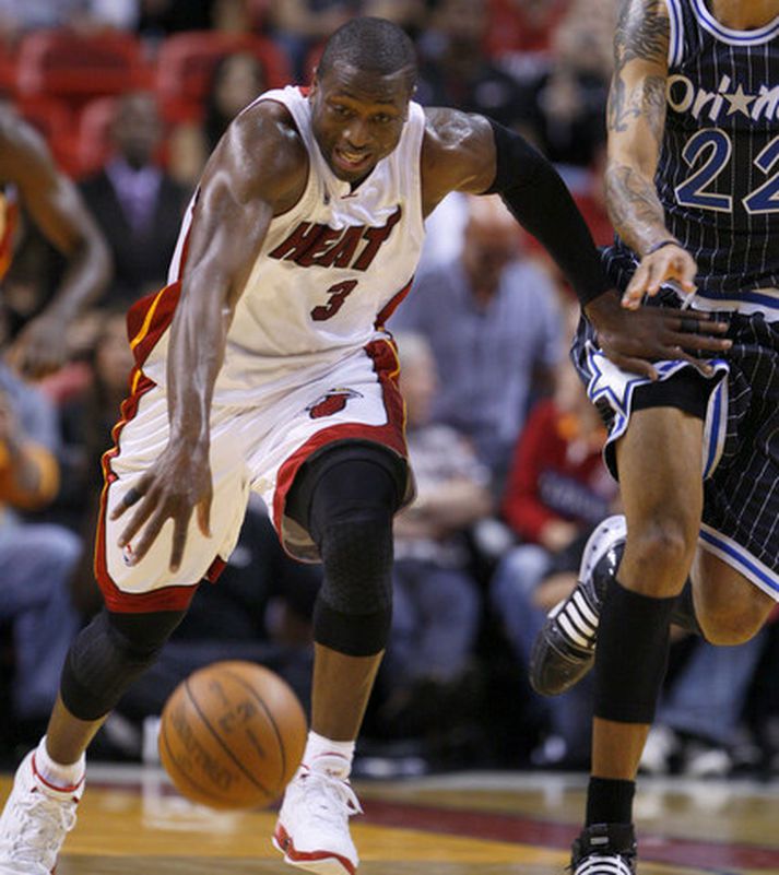 Dwyane Wade í leiknum í nótt.