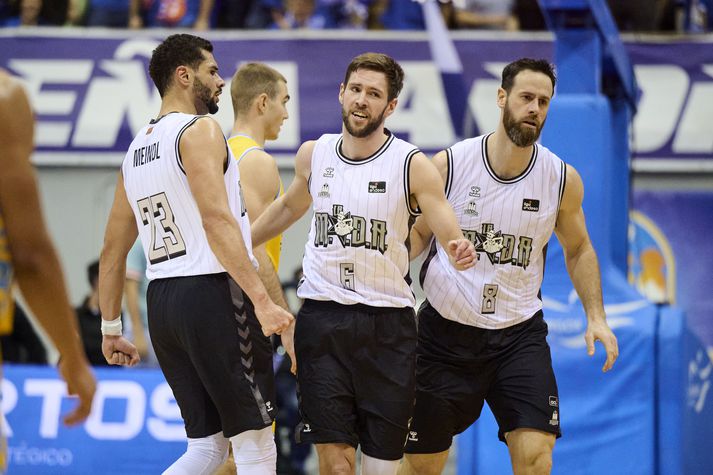 Jón Axel Guðmundsson og félagar í San Pablo Burgos unnu frábæran sigur í kvöld.