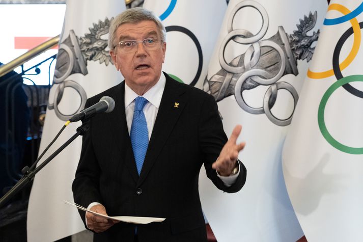 Thomas Bach er forseti Alþjóða ólympíunefndarinnar.