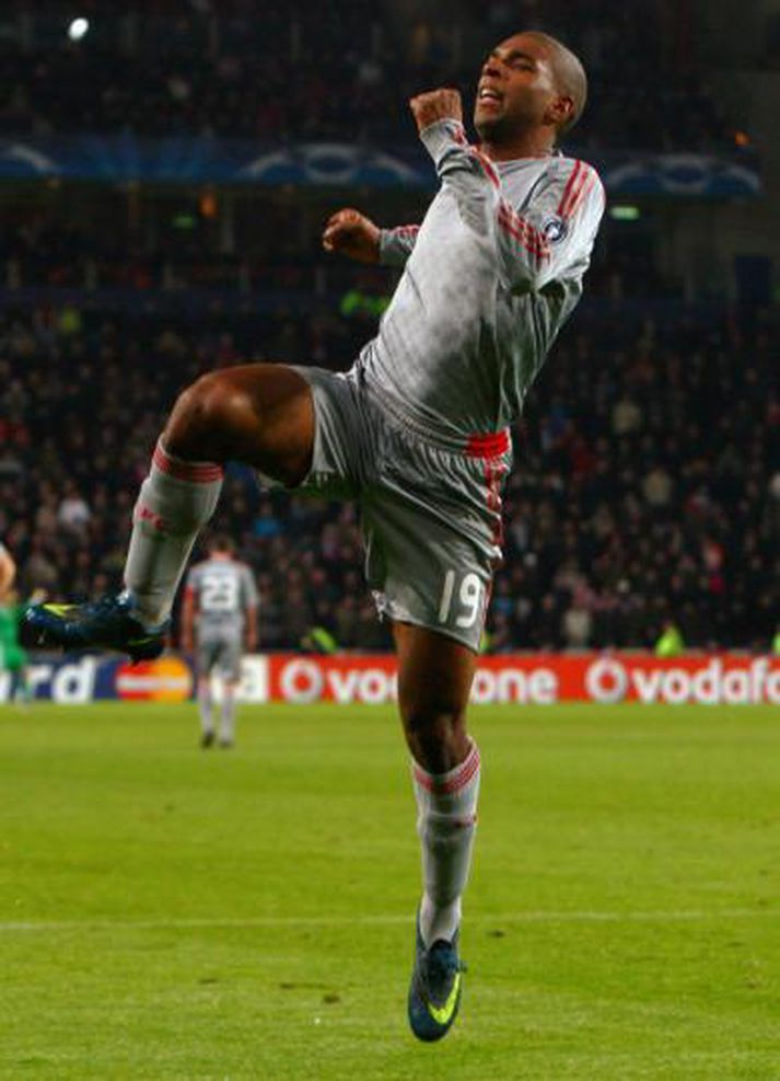 Babel skoraði fyrir Liverpool gegn PSV Eindhoven í Meistaradeildinni í gær.