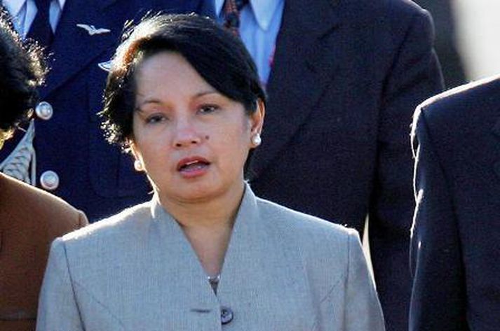 Gloria Arroyo, forseti Fillipseyja, kallar eftir stillingu. Mynd/ AFP.