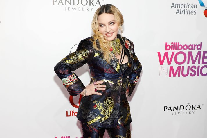 Madonna á Billboard Women in Music verðlaununum.