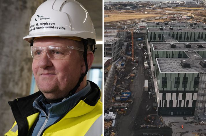 Ólafur segir verkið ganga vel. 