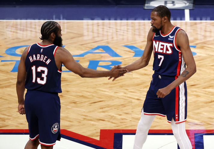 Kevin Durant og James Harden mæta Toronto Raptors