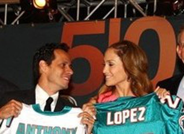 Marc Anthony keypti hlut í Dolphins. Mynd/ AFP.