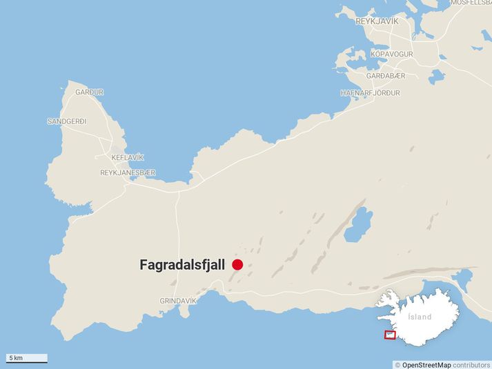 Skjálftinn varð austast í Fagradalsfjalli um 10 kílómetrum norðaustur af Grindavík samkvæmt tilkynningu frá Veðurstofu Íslands.