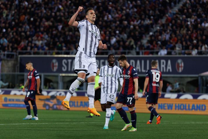 Arkadiusz Milik skoraði jöfnunarmark Juventus.
