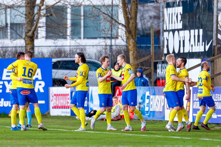 KA vann öruggan 3-0 sigur á Leikni Reykjavík.