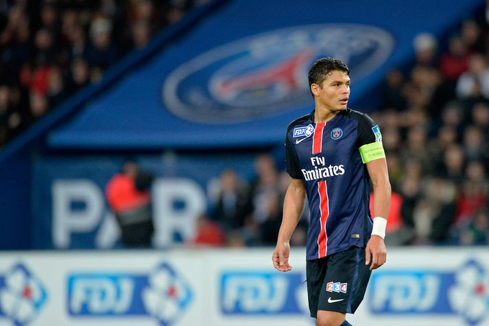 Thiago Silva er fyrirliði PSG.