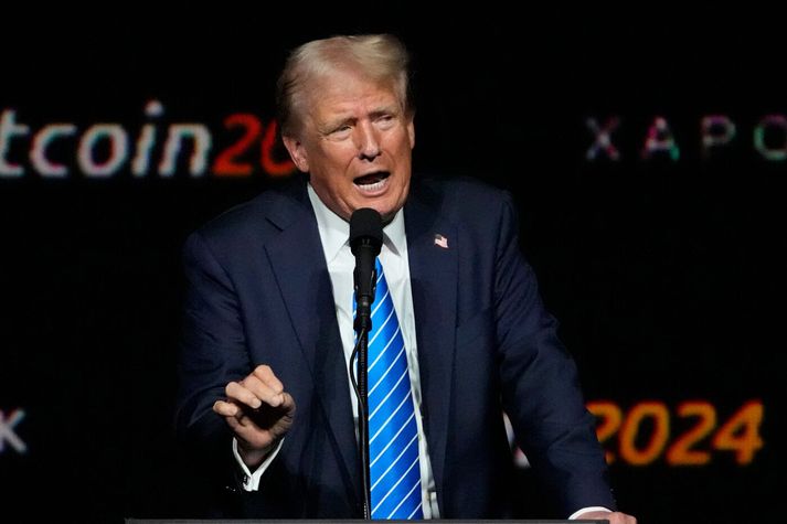Donald Trump, forseti Bandaríkjanna, hefur áður haldið fram sambærilegum hlutum um stríðið gegn Íran.