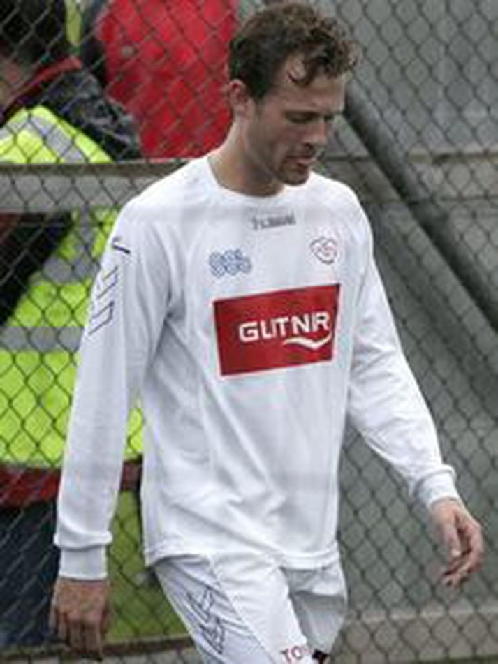 Ingólfur Þórarinsson var ekki glaður þegar hannn gekk af velli í síðasta úrvalsdeildarleik Selfoss á síðustu leiktíð.