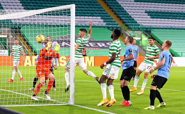 KR átti aldrei möguleika gegn Celtic í kvöld.