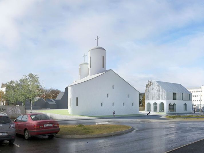 Svona á kirkjan að líta út.