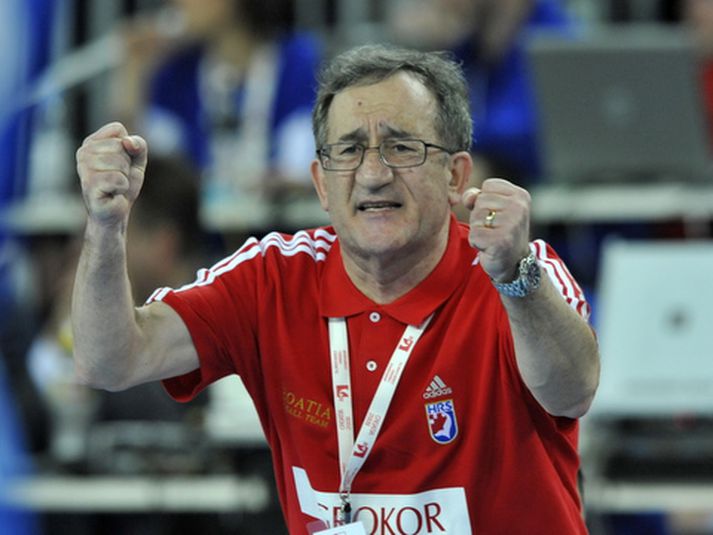 Lino Cervar, þjálfari Króata.