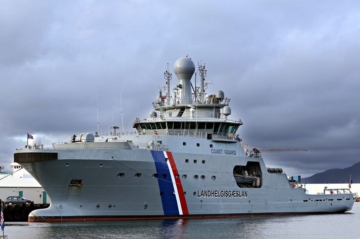 Vinnustofan fer fram um borð í varðskipinu Þór.