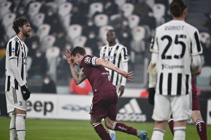 Andrea Belotti skoraði jöfnunarmark Torino í kvöld.