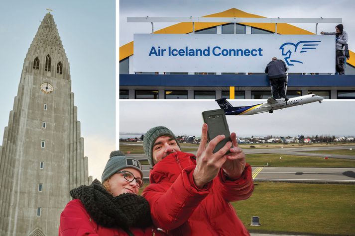 Ferðamenn virðast elska Ísland en enskan er víða.