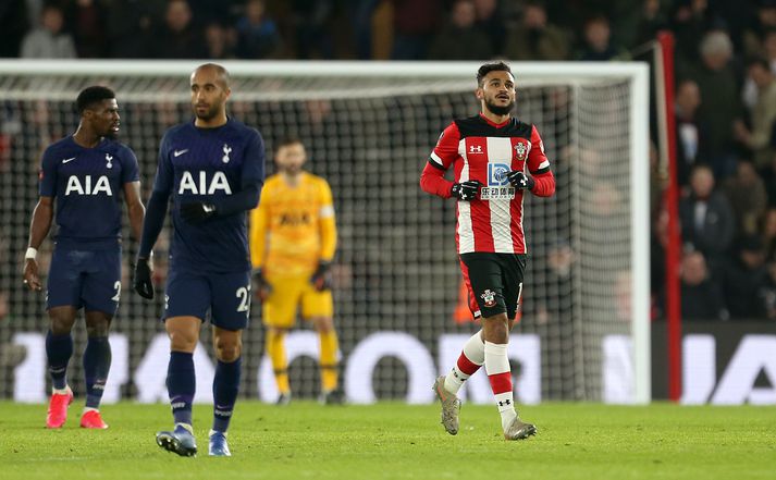 Sofiane Boufal (til hægri) jafnaði metin undir lok leiks.