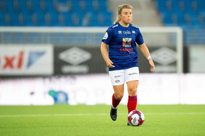 Ingibjörg Sigurðardóttir skoraði fyrir Vålerenga í dag.