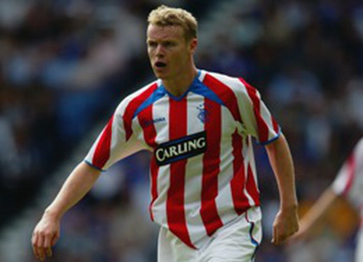 Michael Ball í búningi Rangers
