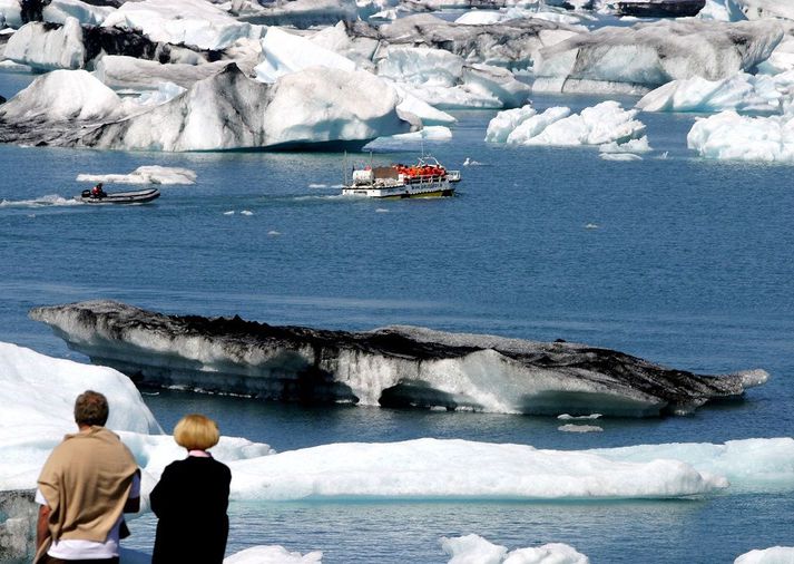 Frá Jökulsárlóni.