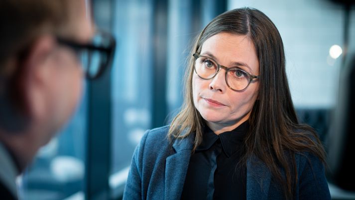 Katrín Jakobsdóttir forsætisráðherra boðar breytta tíma. 