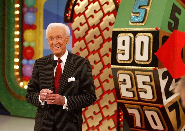 Bob Barker stýrði þáttunum The Price is Right í 35 ár.