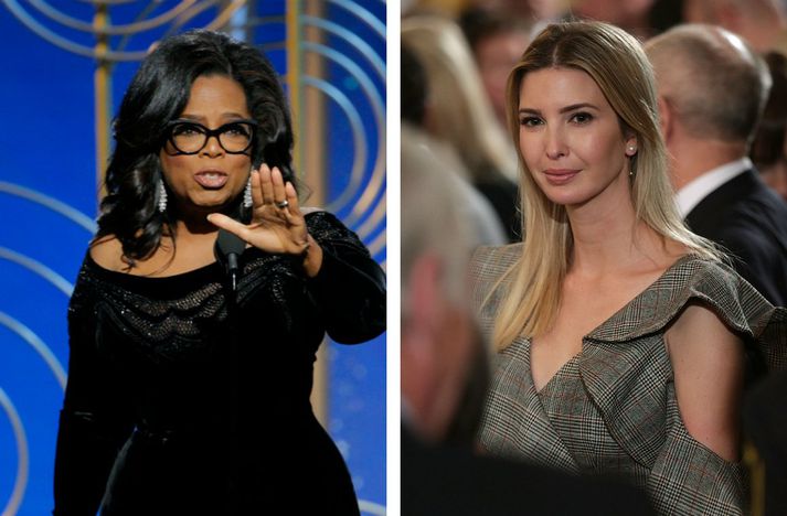 Bæði Oprah og Ivanka hafa verið orðaðar við Hvíta húsið árið 2020.