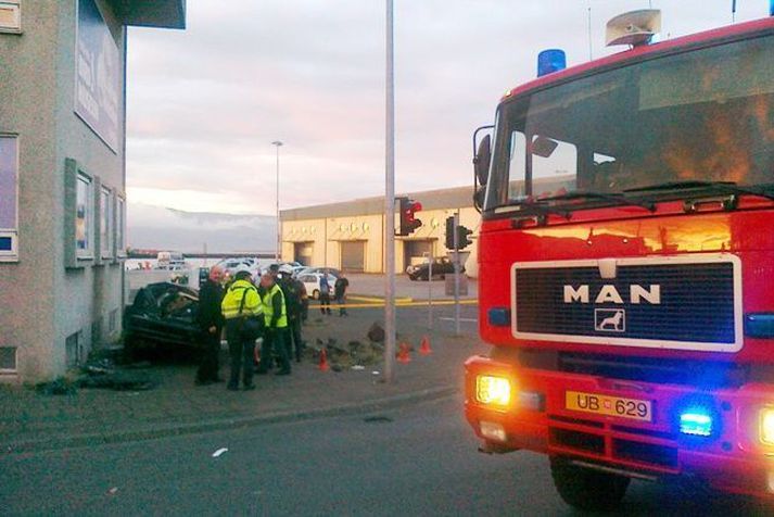 Eyþór Darri lést í ágúst á síðasta ári sautján ára gamall eftir að bíll sem hann var farþegi í var ekið á húsvegg á mótum Geirsgötu og Mýrargötu.