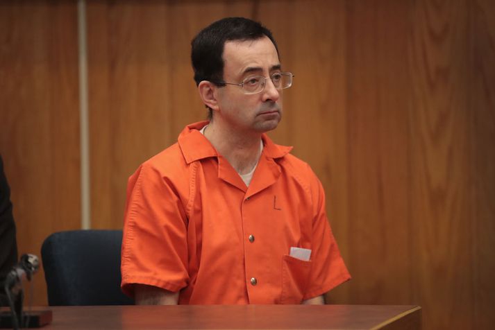 Larry Nassar fyrir dómi í fyrra.