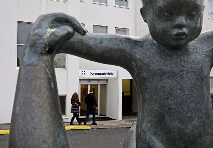 Við fæðingardeild LSH Fjölmargir hafa brugðist við og mótmælt fyrirhuguðum niðurskurði fæðingarorlofsgreiðslna. Þar á meðal er Félagsráðgjafafélag Íslands sem bendir á að börn gæti ekki hagsmuna sinna sjálf og því sé ábyrgð stjórnvalda, fjölmiðla og samfélagsins alls mikil þegar komi að málefnum sem þau varði. Tryggja eigi börnum samveru við báða foreldra. Fréttablaðið/Vilhelm