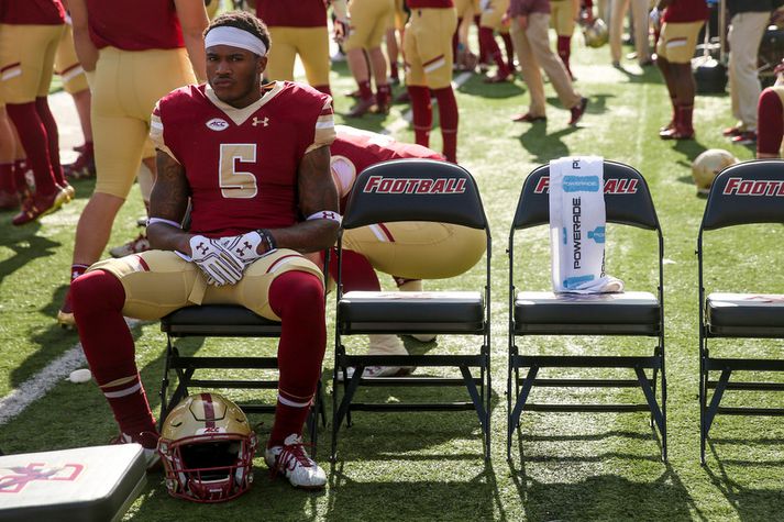 Kamrin Moore þegar hann lék með Boston College.