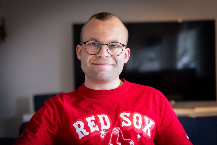 Andri Már Eggertsson hefur kvatt leikskólann Baug, vinnustað sinn til átta ára.
