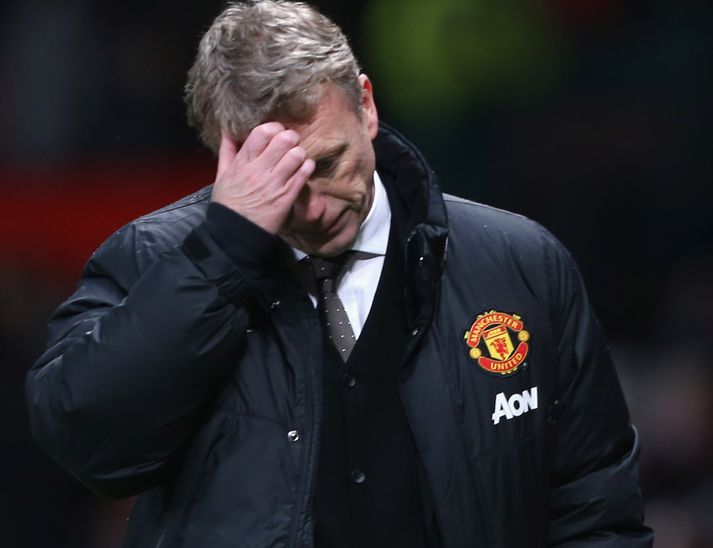 David Moyes var ekki sáttur með sína leikmenn í dag