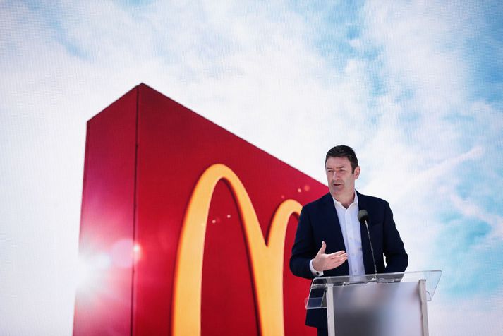 Steve Easterbrook tók við starfi forstjóra McDonald's árið 2015.