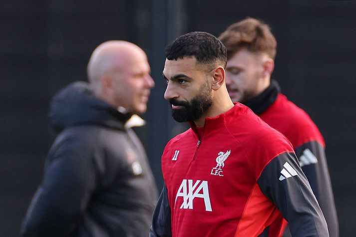 Mohamed Salah snýr aftur í leikmannahóp Liverpool á morgun.