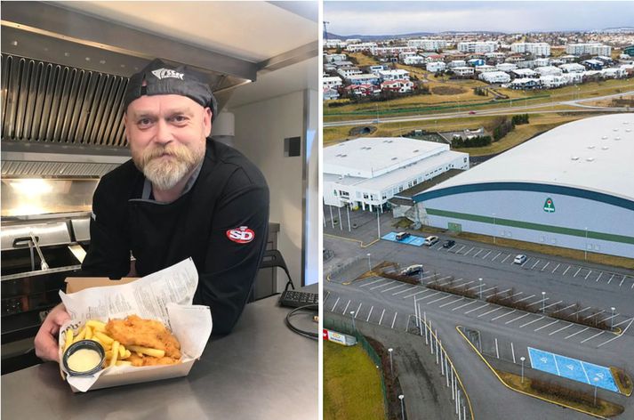 ISSI - Fish and chips mun bjóða Grindvíkingum upp á grindvískan fisk og franskar þeim að kostnaðarlausu í Smáranum í dag.