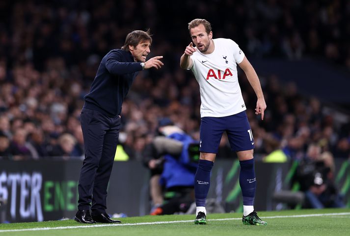 Antonio Conte lagði mikla áherslu á það hversu mikilvægur Harry Kane er fyrir Tottenham.