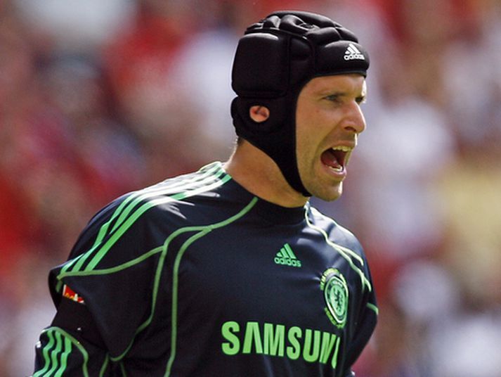 Petr Cech, markvörður Chelsea.