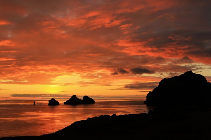 Elías V. Jensson tók þessa draumkenndu mynd í Vestmannaeyjum.